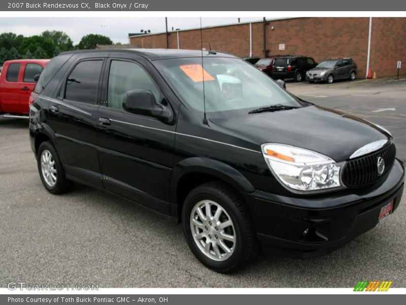 Black Onyx / Gray 2007 Buick Rendezvous CX