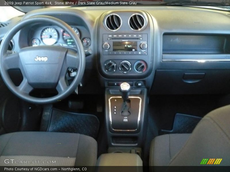 Stone White / Dark Slate Gray/Medium Slate Gray 2009 Jeep Patriot Sport 4x4