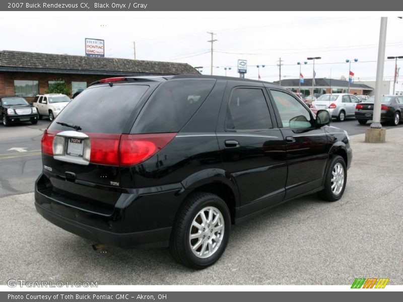 Black Onyx / Gray 2007 Buick Rendezvous CX