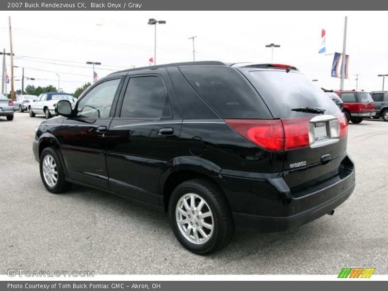 Black Onyx / Gray 2007 Buick Rendezvous CX