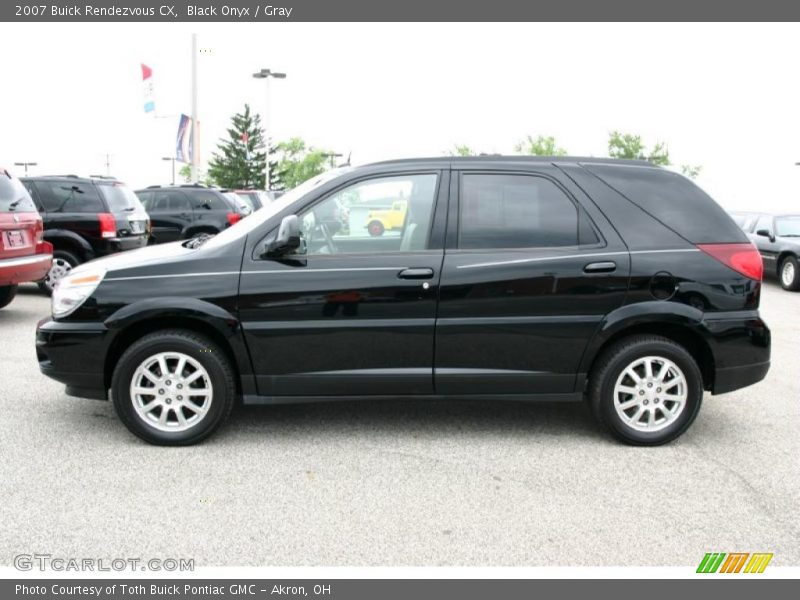 Black Onyx / Gray 2007 Buick Rendezvous CX