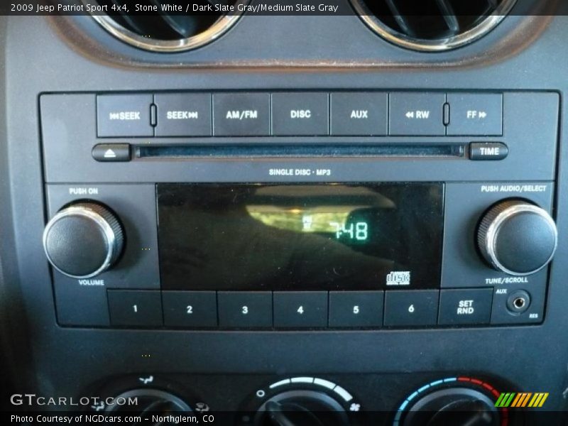 Stone White / Dark Slate Gray/Medium Slate Gray 2009 Jeep Patriot Sport 4x4