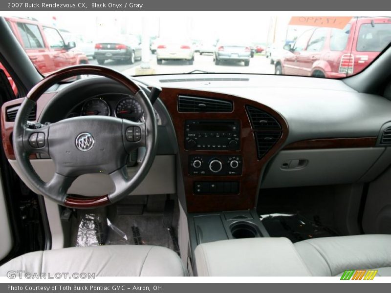 Black Onyx / Gray 2007 Buick Rendezvous CX
