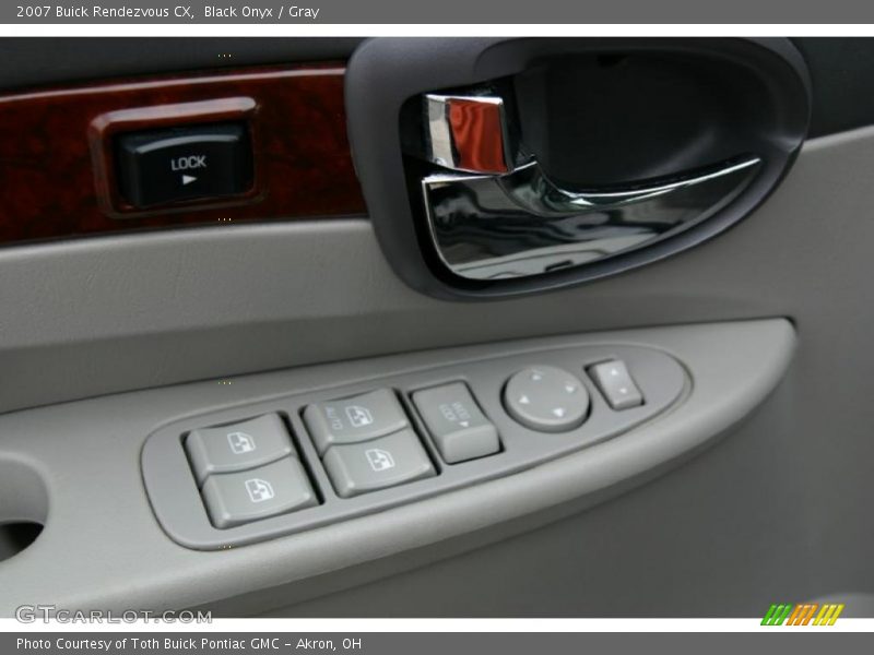 Black Onyx / Gray 2007 Buick Rendezvous CX