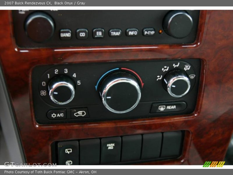Black Onyx / Gray 2007 Buick Rendezvous CX