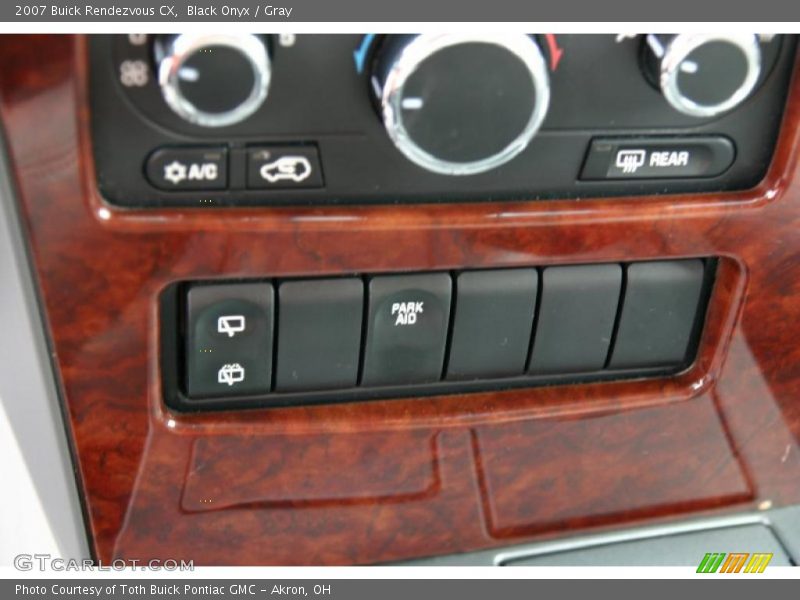 Black Onyx / Gray 2007 Buick Rendezvous CX