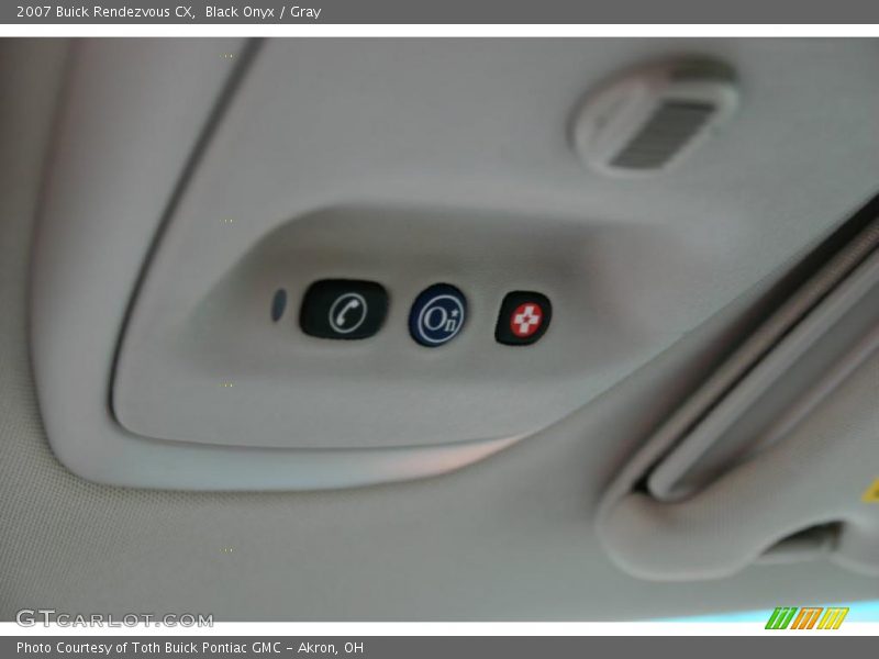 Black Onyx / Gray 2007 Buick Rendezvous CX