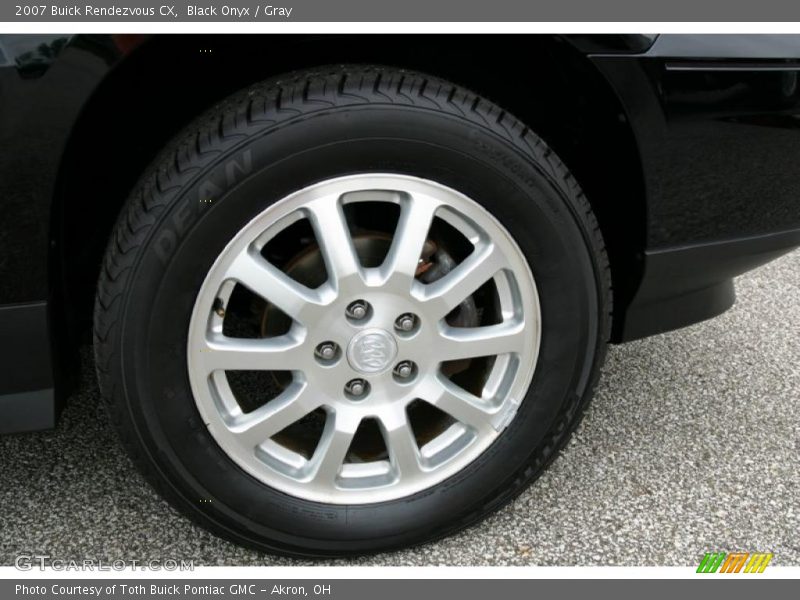 Black Onyx / Gray 2007 Buick Rendezvous CX