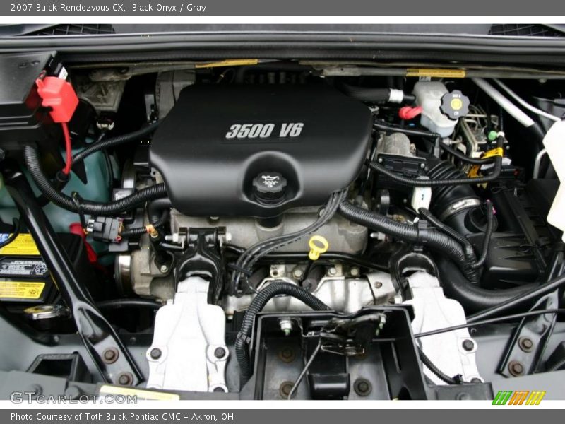 Black Onyx / Gray 2007 Buick Rendezvous CX