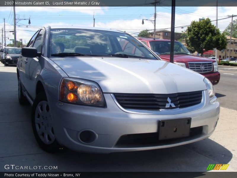 Liquid Silver Metallic / Gray 2007 Mitsubishi Galant ES
