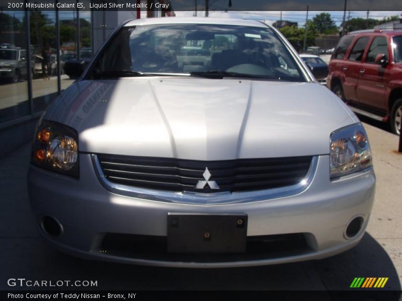 Liquid Silver Metallic / Gray 2007 Mitsubishi Galant ES