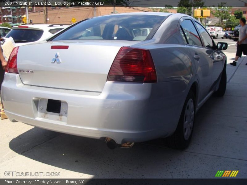 Liquid Silver Metallic / Gray 2007 Mitsubishi Galant ES