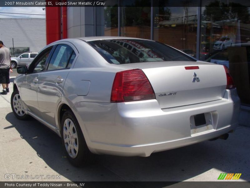 Liquid Silver Metallic / Gray 2007 Mitsubishi Galant ES