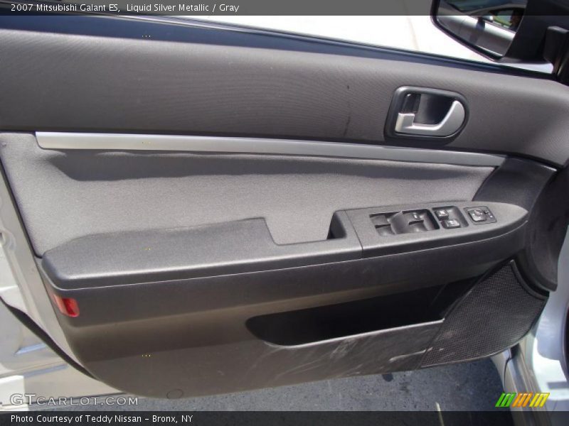 Liquid Silver Metallic / Gray 2007 Mitsubishi Galant ES
