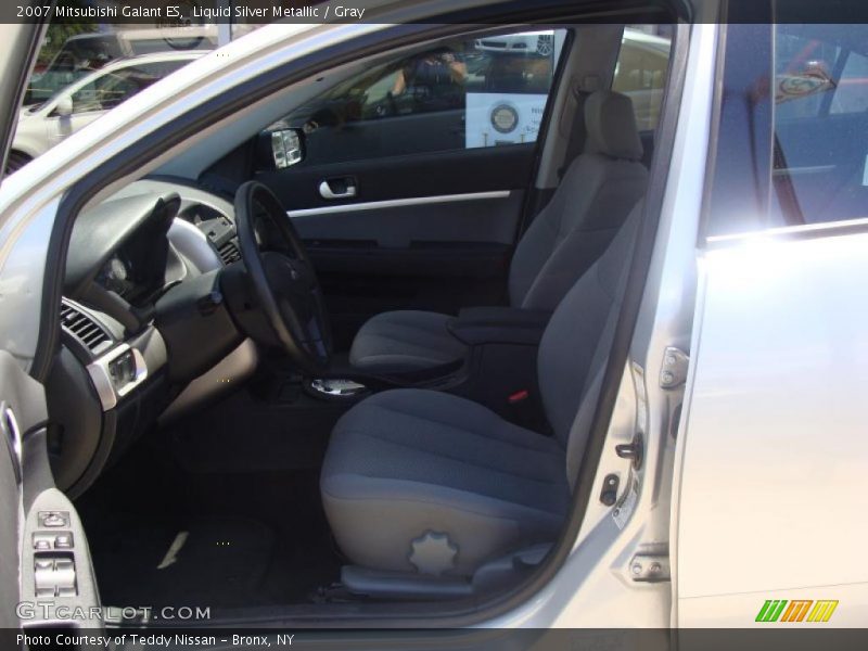 Liquid Silver Metallic / Gray 2007 Mitsubishi Galant ES
