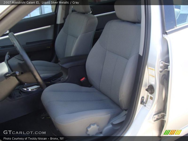 Liquid Silver Metallic / Gray 2007 Mitsubishi Galant ES