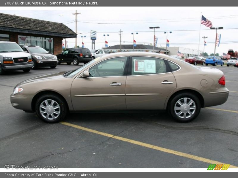 Sandstone Metallic / Neutral 2007 Buick LaCrosse CX