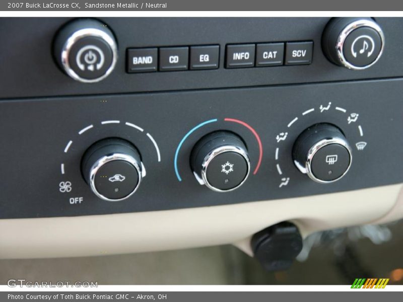 Sandstone Metallic / Neutral 2007 Buick LaCrosse CX