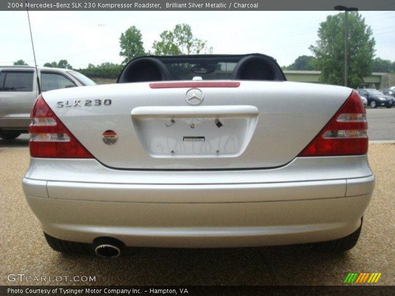 Brilliant Silver Metallic / Charcoal 2004 Mercedes-Benz SLK 230 Kompressor Roadster