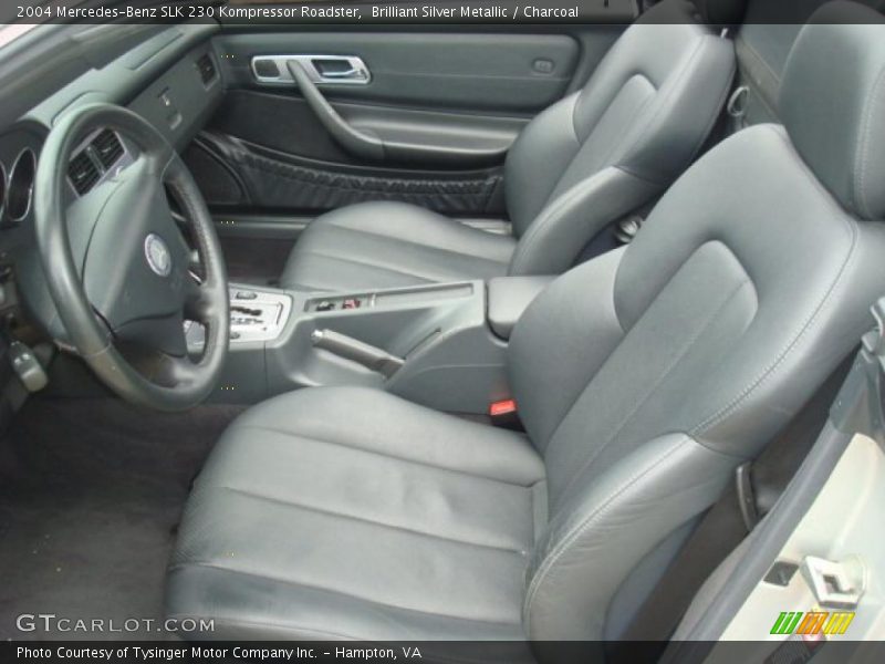 Brilliant Silver Metallic / Charcoal 2004 Mercedes-Benz SLK 230 Kompressor Roadster
