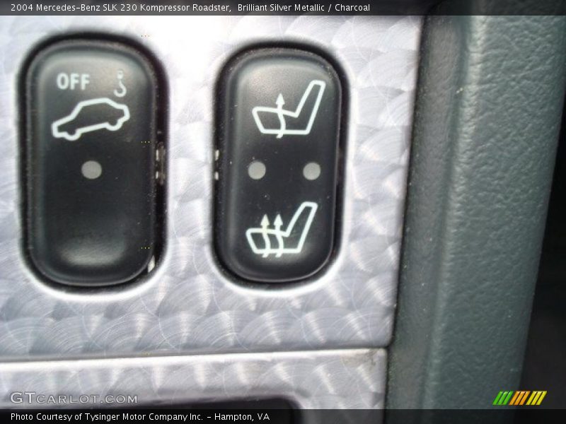 Brilliant Silver Metallic / Charcoal 2004 Mercedes-Benz SLK 230 Kompressor Roadster