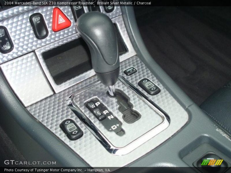 Brilliant Silver Metallic / Charcoal 2004 Mercedes-Benz SLK 230 Kompressor Roadster