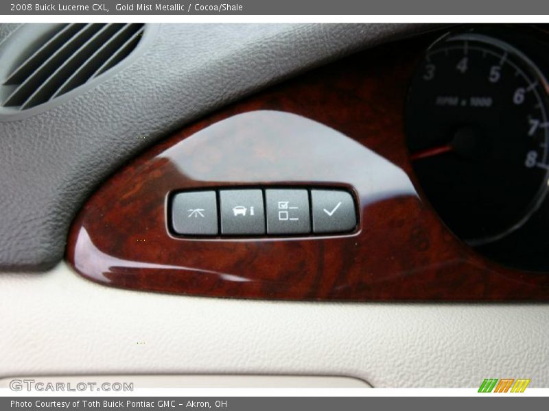 Gold Mist Metallic / Cocoa/Shale 2008 Buick Lucerne CXL