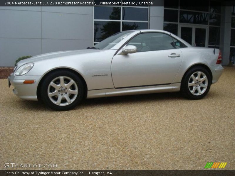 Brilliant Silver Metallic / Charcoal 2004 Mercedes-Benz SLK 230 Kompressor Roadster