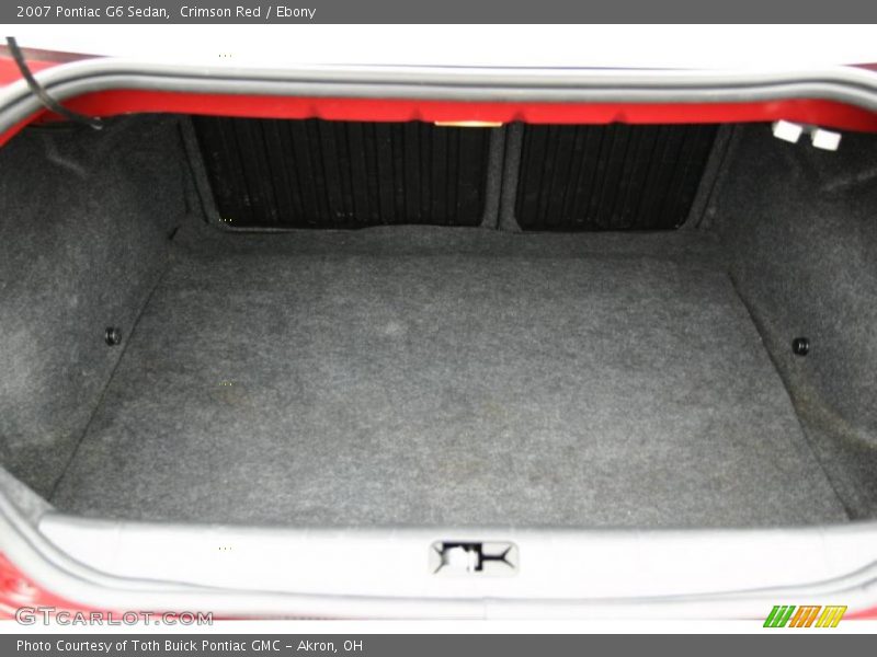 Crimson Red / Ebony 2007 Pontiac G6 Sedan