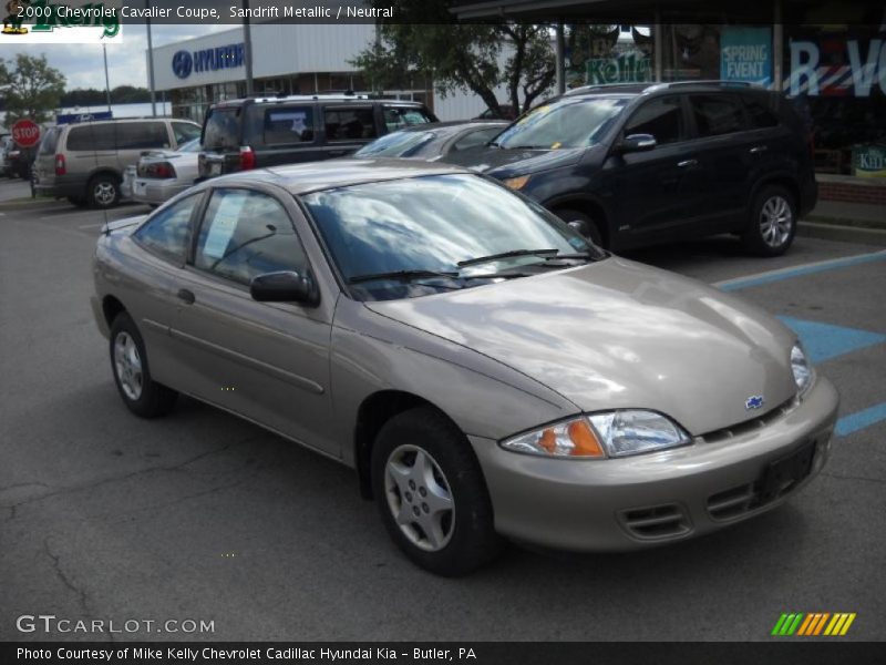 Sandrift Metallic / Neutral 2000 Chevrolet Cavalier Coupe