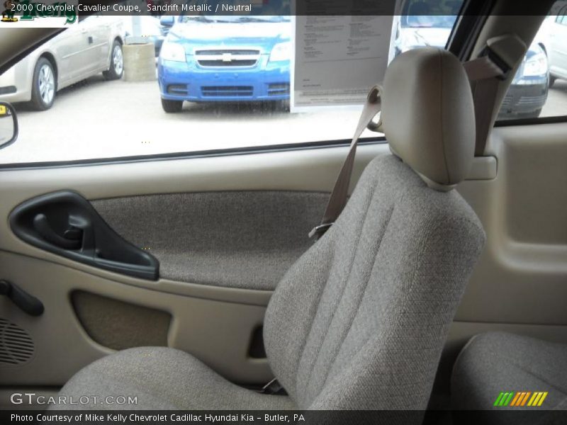 Sandrift Metallic / Neutral 2000 Chevrolet Cavalier Coupe