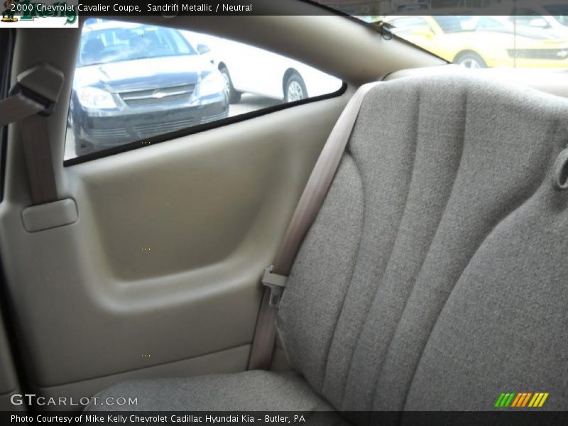 Sandrift Metallic / Neutral 2000 Chevrolet Cavalier Coupe
