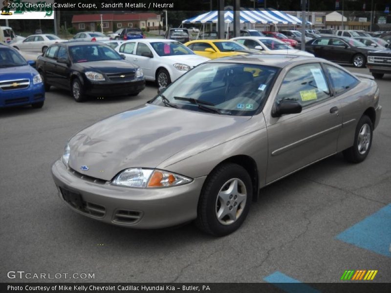 Sandrift Metallic / Neutral 2000 Chevrolet Cavalier Coupe