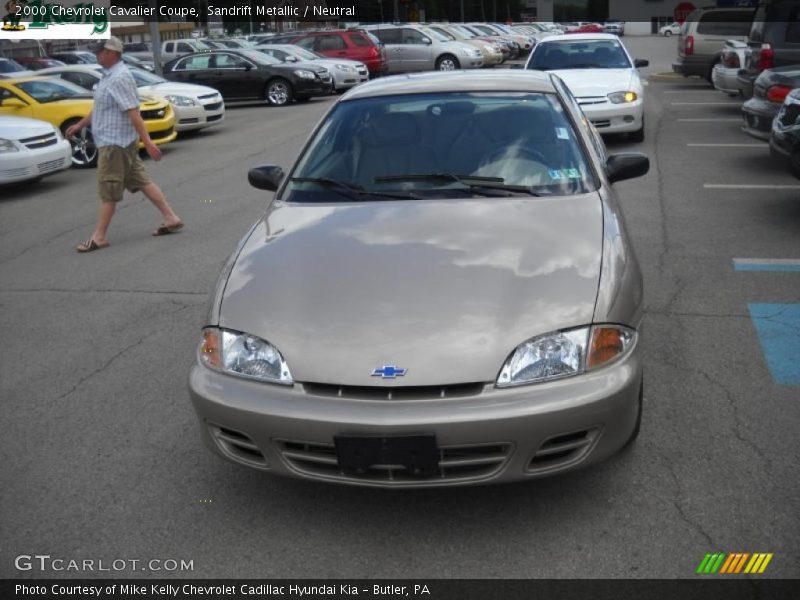 Sandrift Metallic / Neutral 2000 Chevrolet Cavalier Coupe