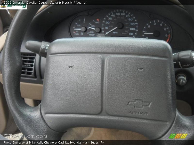 Sandrift Metallic / Neutral 2000 Chevrolet Cavalier Coupe