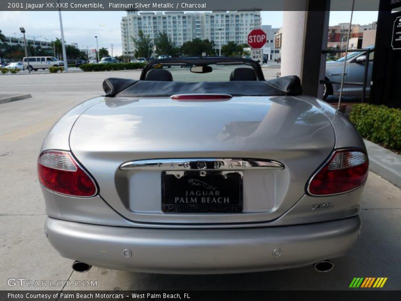 Platinum Silver Metallic / Charcoal 2001 Jaguar XK XK8 Convertible