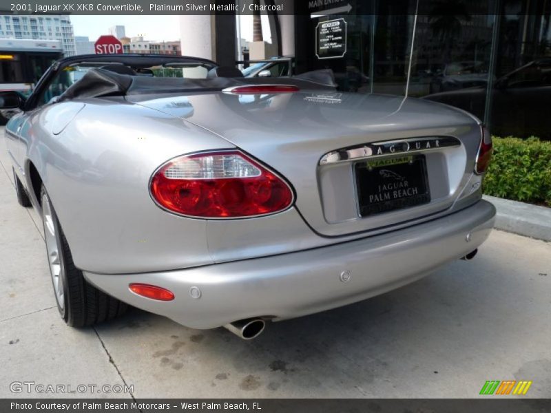 Platinum Silver Metallic / Charcoal 2001 Jaguar XK XK8 Convertible