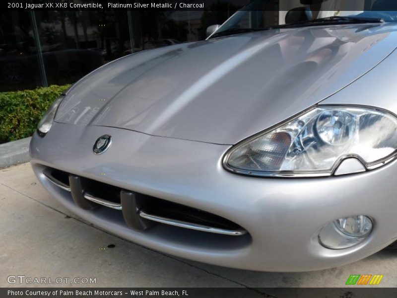 Platinum Silver Metallic / Charcoal 2001 Jaguar XK XK8 Convertible