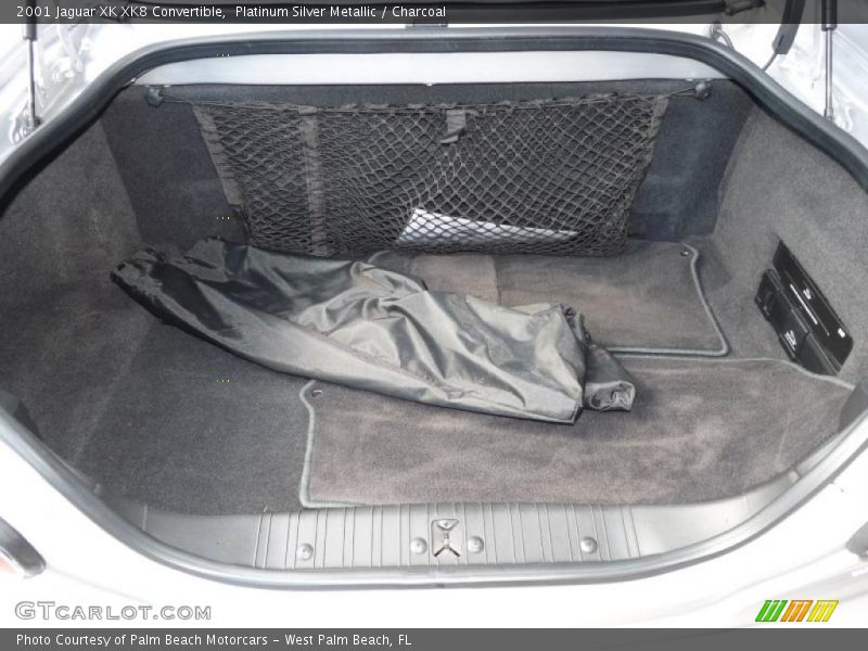 Platinum Silver Metallic / Charcoal 2001 Jaguar XK XK8 Convertible
