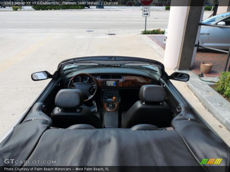 Platinum Silver Metallic / Charcoal 2001 Jaguar XK XK8 Convertible