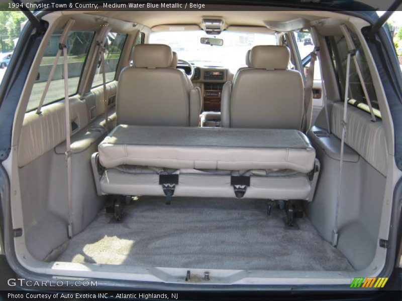 Medium Water Blue Metallic / Beige 1994 Chrysler Town & Country