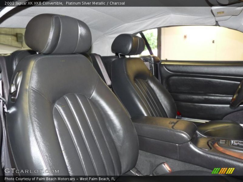 Platinum Silver Metallic / Charcoal 2001 Jaguar XK XK8 Convertible