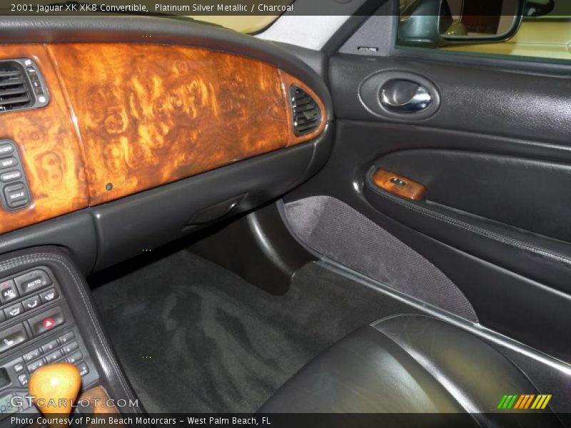 Platinum Silver Metallic / Charcoal 2001 Jaguar XK XK8 Convertible