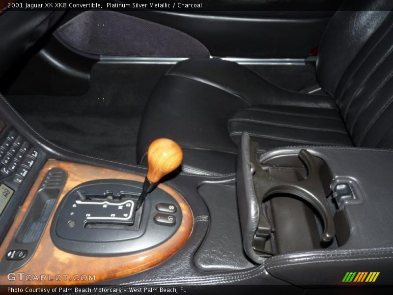 Platinum Silver Metallic / Charcoal 2001 Jaguar XK XK8 Convertible