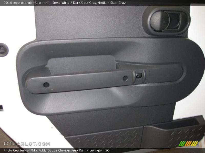 Stone White / Dark Slate Gray/Medium Slate Gray 2010 Jeep Wrangler Sport 4x4