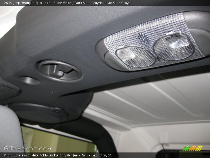 Stone White / Dark Slate Gray/Medium Slate Gray 2010 Jeep Wrangler Sport 4x4