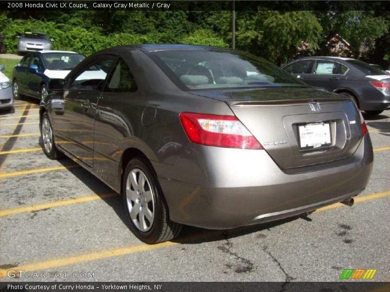 Galaxy Gray Metallic / Gray 2008 Honda Civic LX Coupe
