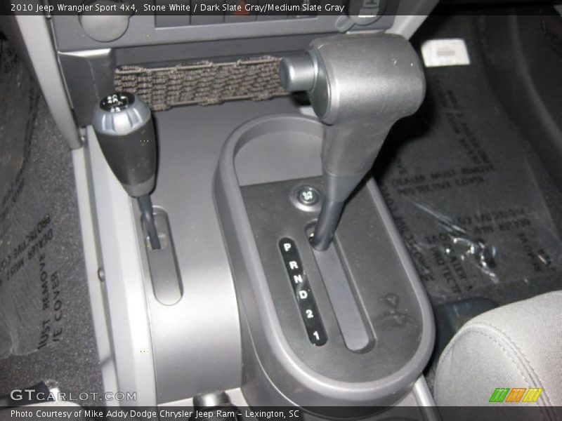 Stone White / Dark Slate Gray/Medium Slate Gray 2010 Jeep Wrangler Sport 4x4