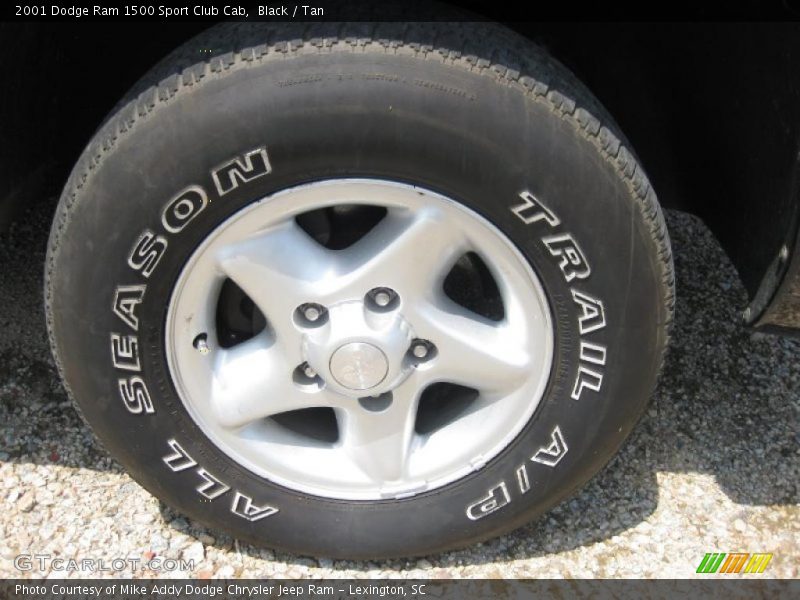 Black / Tan 2001 Dodge Ram 1500 Sport Club Cab