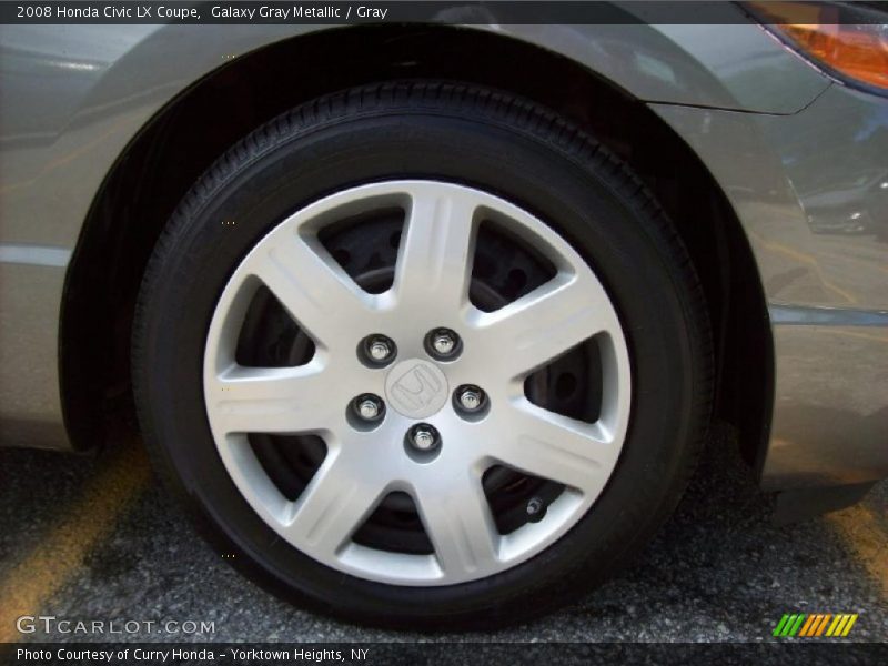 Galaxy Gray Metallic / Gray 2008 Honda Civic LX Coupe